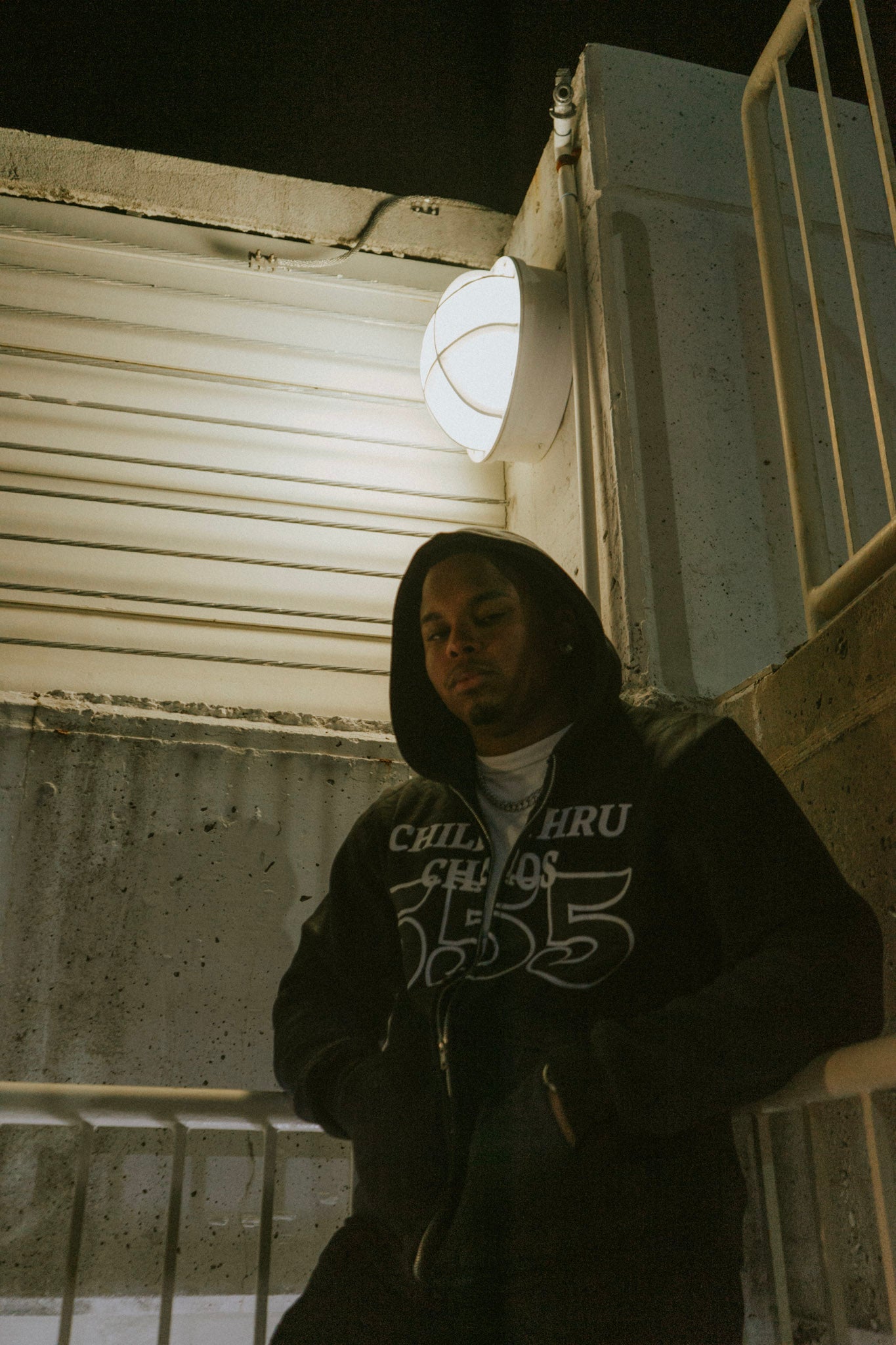 Black 555 zip-up