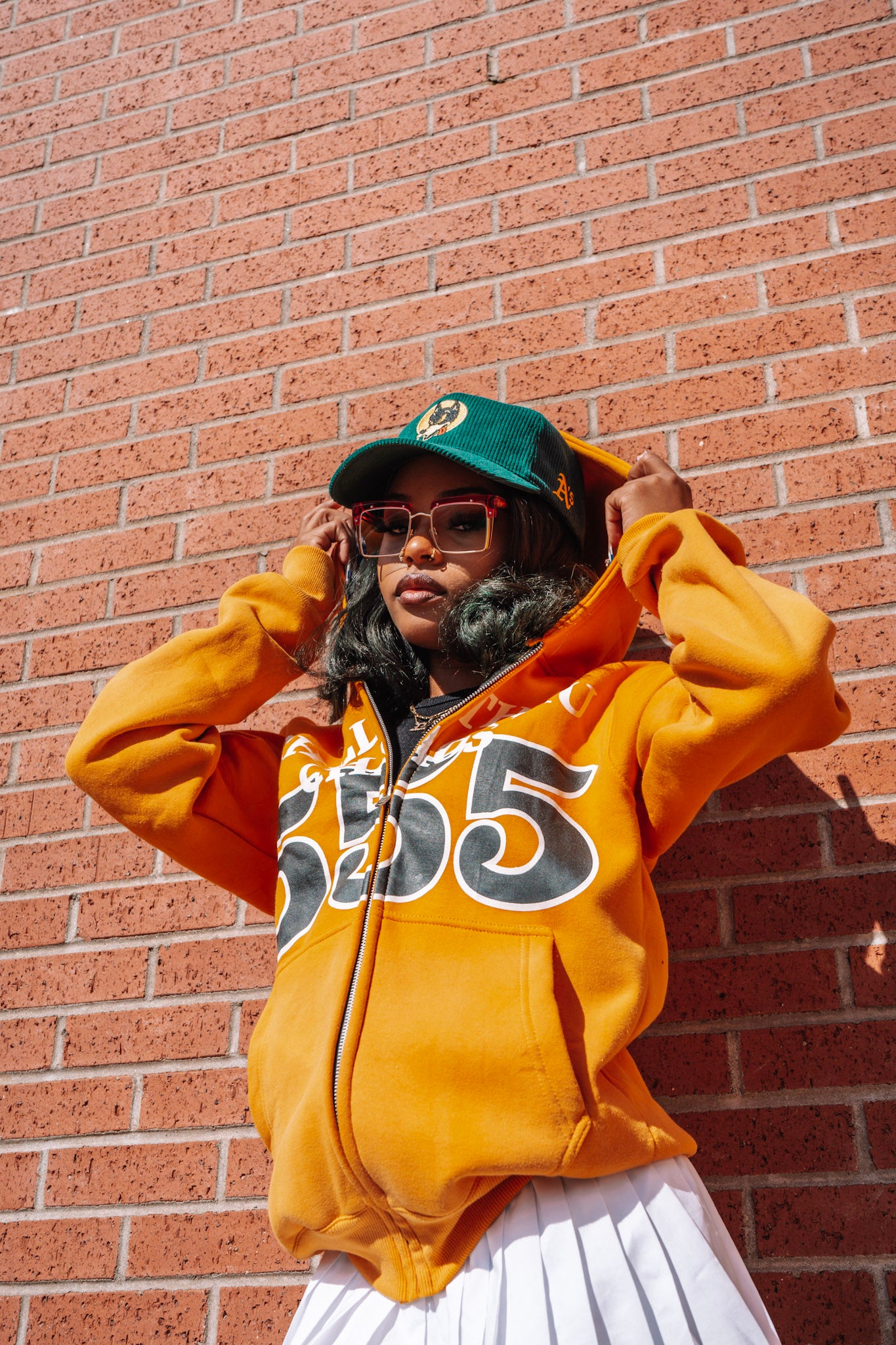 Yellow 555 zip-up