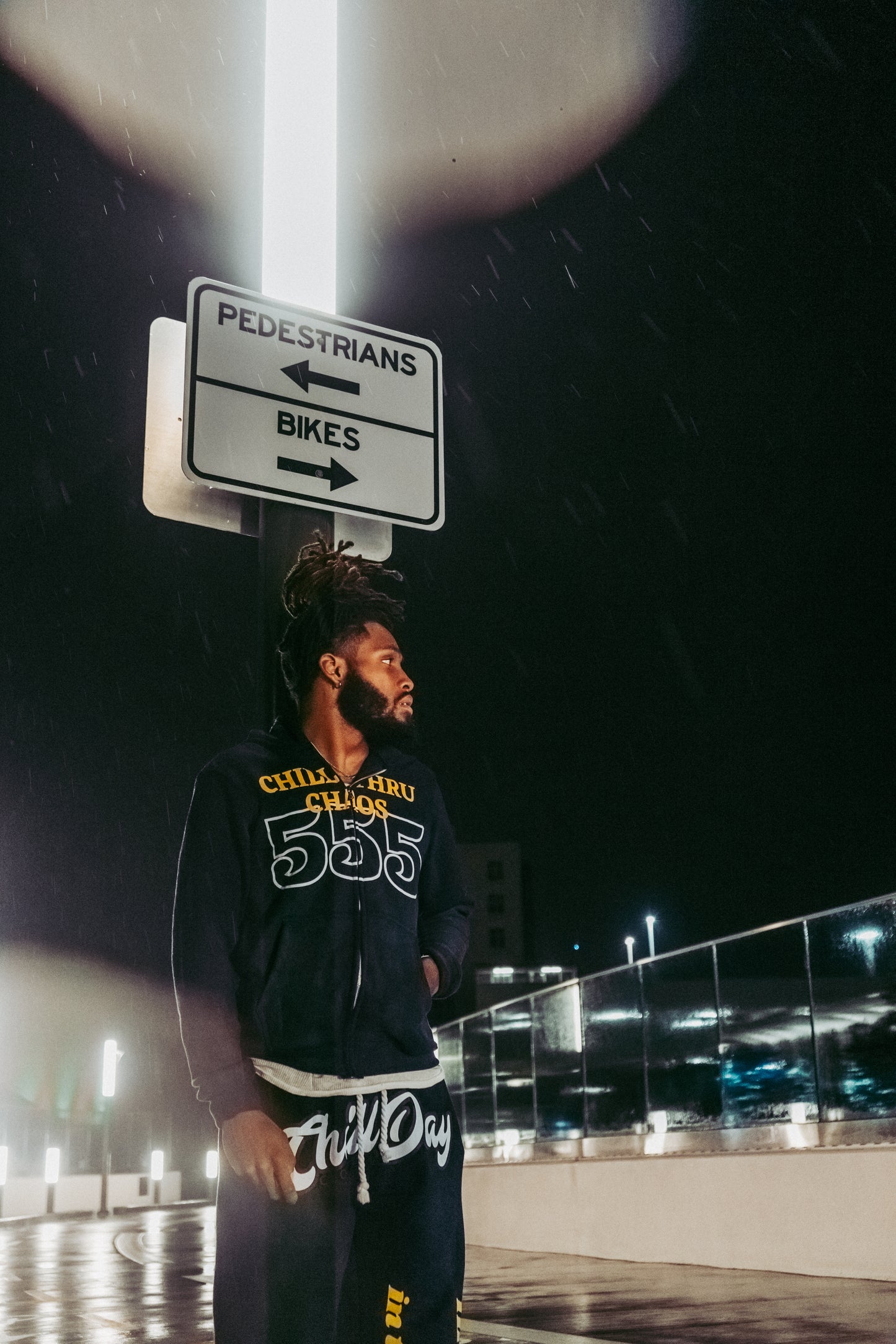 Blue 555 zip-up
