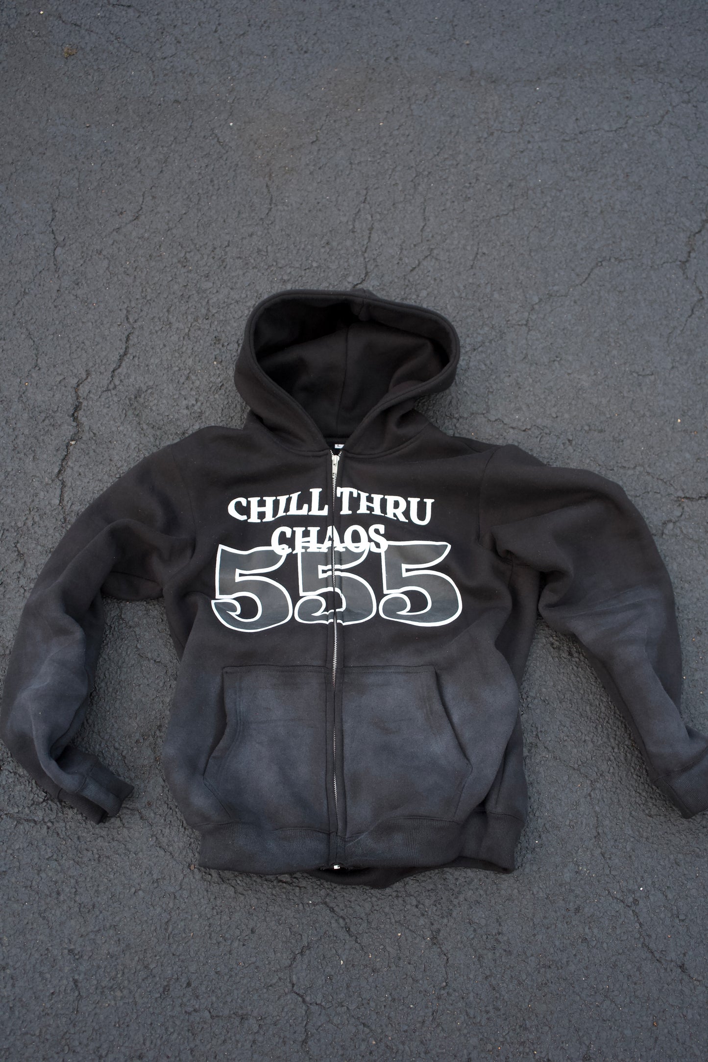 Black 555 zip-up