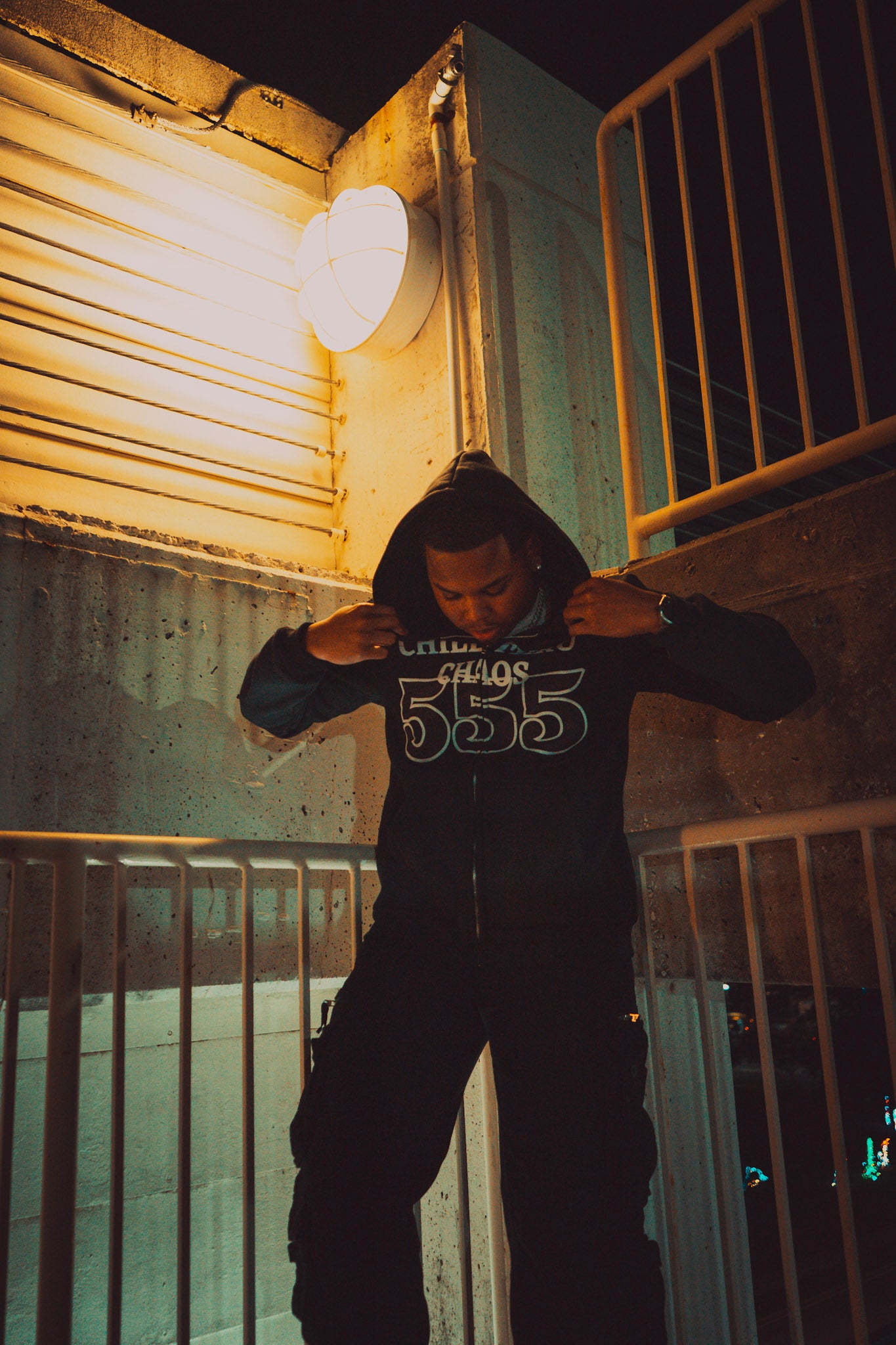 Black 555 zip-up