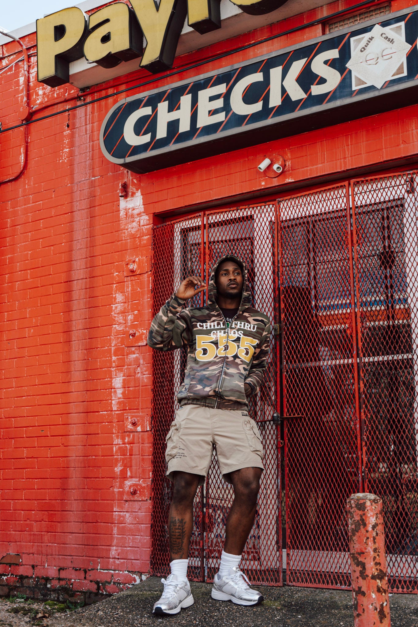 Camo 555 zip-up