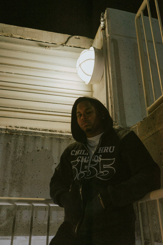 Black 555 zip-up